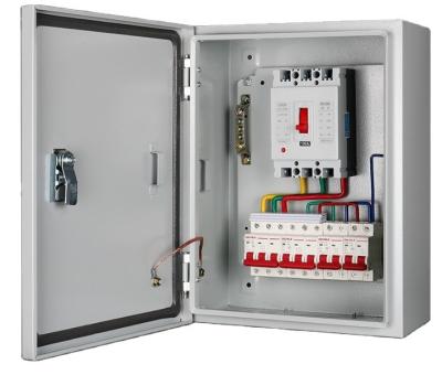 China Building Construction NEMA 380V MCCB MCB Metal Power Enclosure Panel Box for sale