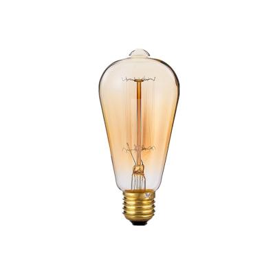 China Retro Edison Bulb Nostalgic E27 Warm Yellow Tungsten Light Imitation Lamp Yellow B001 Big Screw Mouth LED Bulb for sale