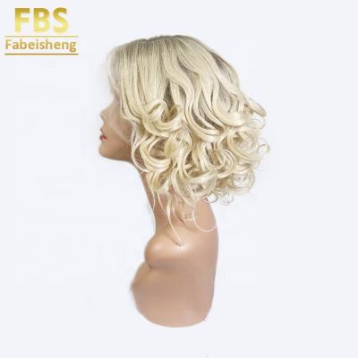 China Wholesale Peruvian Straight Bob Wigs Woman, FBS 13*6 Lace Up Closure Bob Body Wave, Bob Lace Front Body Wig for Fashion Show for sale