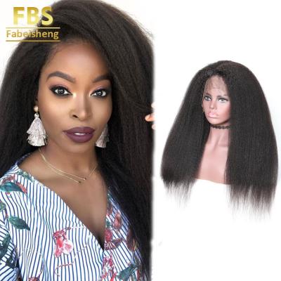 China Can Be Dyed And FBS Ironed Unprocessed Cuticle Aligned Remy Hair, 30 In 100% Human Virgin Brazilian Hair, Luxury Shy Hair Yaki Straight Lace Wigs for sale