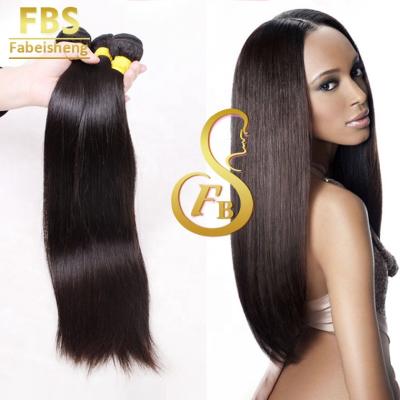 China Wholesale FBS Natural Straight Brazilian Hair Bundle In Original High Quality Straight Virgin Hair Bundles Weaves For Woman for sale