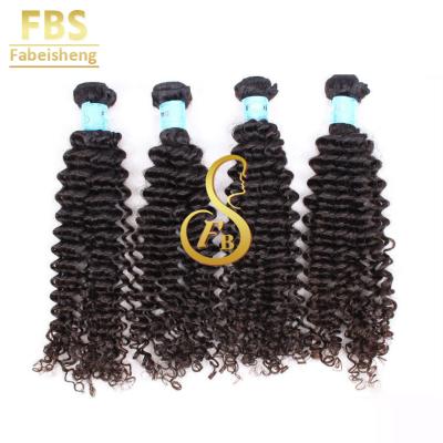 China Wholesale FBS Deep Curly Hair Extension Suppliers, 100% Human Hair, Deep Wave Virgin Hair Extension Mech Bundle for sale