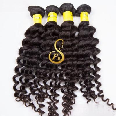 China China Cheapest FBS Loose Wave Hair Factories in China, 100% Hair in Loose Deep Waves, Hair Weft Extensions for Woman for sale