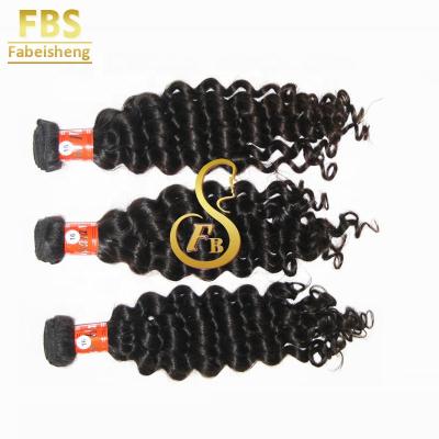 China Wholesale Hot Selling 100% Indian Hair Deep Wave FBS Remy Human Hair Bundles Unprocessed In Deep Wave for sale