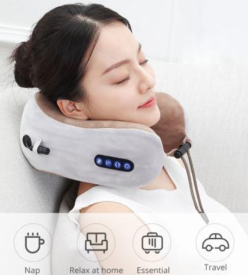 China Black Friday Bestselling Rose Pillow Neck Pillow Electric Neck Massager Relaxing Pillow for sale