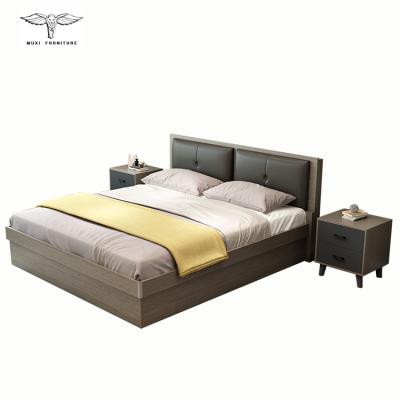 China Nordic modern minimalist multi-functional bed slab storage pneumatic storage bed for sale