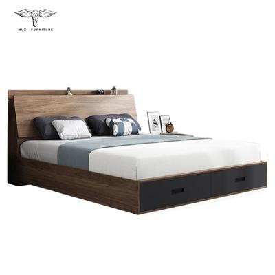 China Nordic Modern Minimalist Storage MUXI Storage Board Casual Solid Wood Bedroom for sale