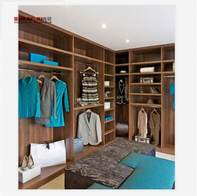 China Large Plywood Carcass Fabric Closet Wardrobe Fiberglass Door Eco - Friendly Modern Design for sale