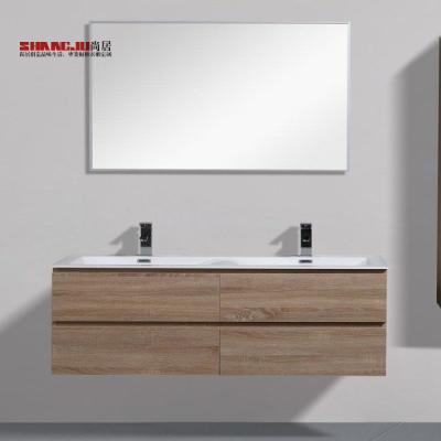 China 2017 Modern Stone Vanity Supplier Gold Wenge Bathroom Vanity And Sink Combo for sale