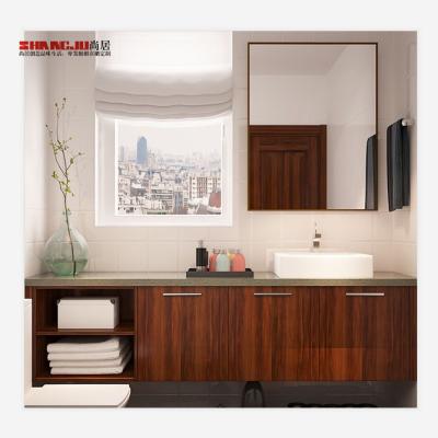 China New Hampshire Vanity Melamine Fufeng Cabinet Sink Durable Hot Selling Bathroom Art for sale