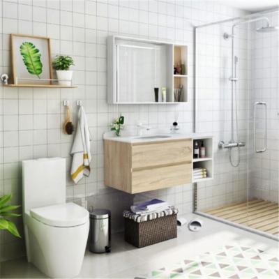 China New Design Durable Phoenix Pedestal Bathroom PVC Vanity Wall Mounted Cabinet for sale