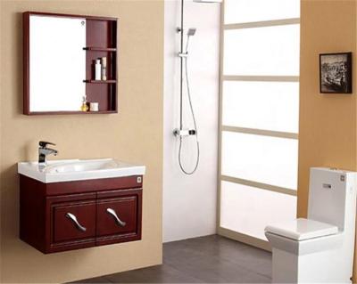 China Durable Design New Mexico Vanity Lacquer Round Bathroom Cabinet With Frame for sale