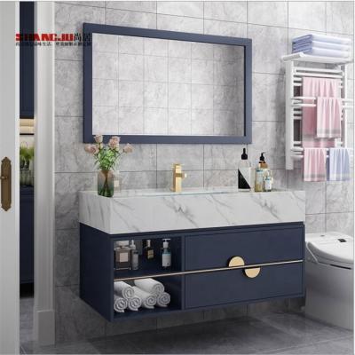 China Durable Factory Modern Design Small Bathroom Vanity Hanging Cabinet Sink Cabinet With Sink Bathroom Vanity for sale