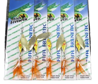 China Metal Spinning Sequins With Feathers Sea Fishing Groundbait Wholesale High Quality Groundbaits for sale