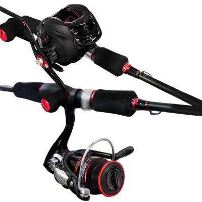 China Please contact Luya rod suit fishing customer service Luya rod suit fishing adjustable single m rod gun spinning wheel complete set for sale