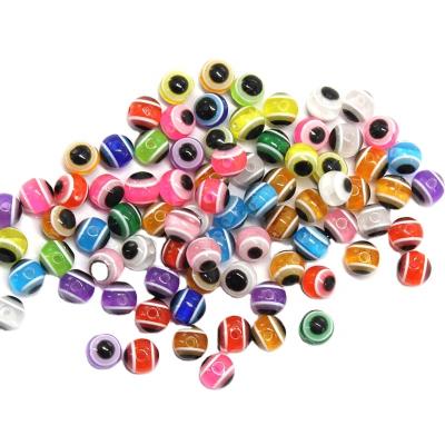 China Lead 100 Pieces Boxed Fish Eye Block Bead Lure Factory 6/8MM Accessories For Luring Mixed Color Light Saltwater Fish Accessories Tool for sale