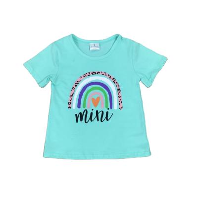 China Other Factory Girlymax Summer Rainbow T-shirt Mum Girl Assortment Sets Clothing For Kids for sale