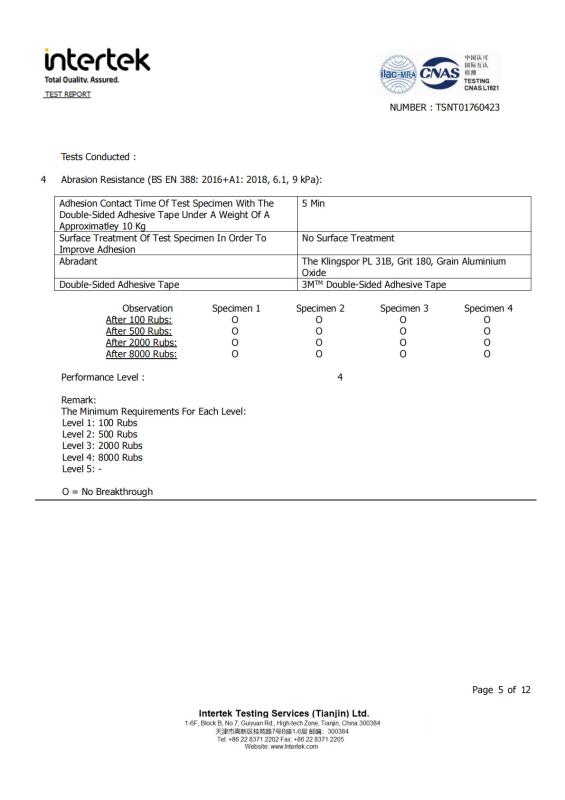 Test Report - Suzhou Nanbowan Protective Products Co., Ltd.