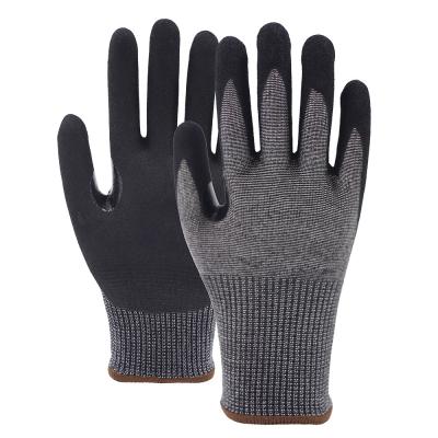 China Custom Cut Resistant Construction Gloves , 13 Gauge Touchscreen Compatible Work Gloves for sale