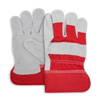 China Guantes de cuero de revestimiento suave resistentes al calor, guantes de seguridad de alta temperatura para chimenea de Forge Mig en venta