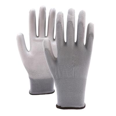 China Custom tuinhandschoenen 13 Gauge Polyester PU bedekte lichtgewicht ademende tuinhandschoenen Te koop