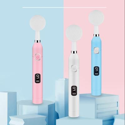 China IPX7 Rechargeable Tooth Face Brush Battery Operated Waterproof Facial Cleaning Electric Toothbrush for sale