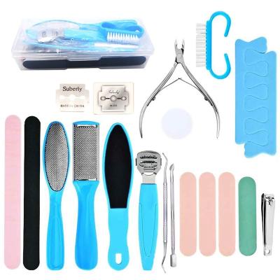 China Mutifunction Stainless Steel Foot Rasp Dead Skin Remover Pedicure Kit for sale