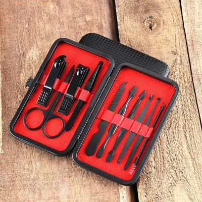 China Multifuctional Manicure Set Men Travel Luxury Manicure 1 in 1 Stainless Steel Pedicure Set Travel Grooming Kit Gift for Men Husban for sale