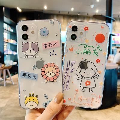 China OEM Shockproof Support Customized Design With Low MOQ Cartoon Phone Case For iPhone13 12 11 Pro Max X XS Max 7 8 for sale