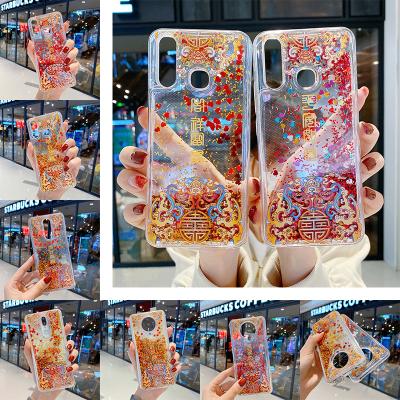 China Waterproof Wholesale Fashion 2021 Quicksand Bling Glitter Mobile Silicone Tpu Liquid Phone Case For Xiaomi Vivo OPPO for sale