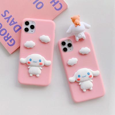 China 3D Cloud Puppy Design Shockproof Case For iPhone 13 12 MiNi Funds For Apple 6 6s 7 8 plus 11 pro 12 max pro Max Mi for sale