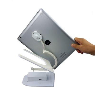 China Customized Retail Metal Alarm Device Tablet Secue Remote Control Retail Anti-theft Display Stand For Apple iPad for sale