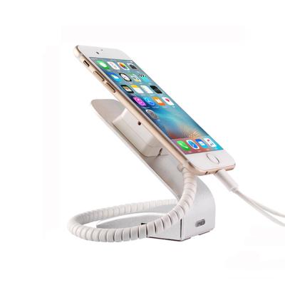 China Multifunctional High Quality Customized Security Mobile Phone Accessories Display Stand With Charging And Alarm for sale