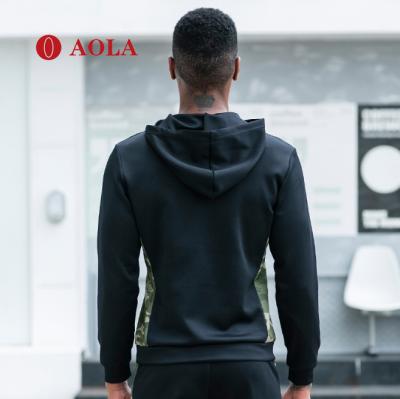 China AOLA Antibacterial Yoga Tops Seamless Gym Longsleeve Sport Men's Fitness Men's Long Sleeve Loose Compression Shirt for sale