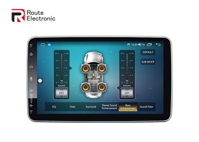 China Draaibare universele autoradio, 10,1 inch dubbel-din-radio met 360-panoramacamera Te koop
