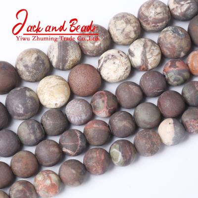 China DIY Jewelry Making Natural Stone Dull Polished Flower Agates Onyx Loose Round Spacer Loose Beads for sale