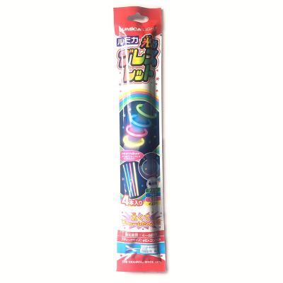 China Platic Entertainment For Kids Celebrate Festivals Luminous Wristband Multiple Colors Glow In The Dark Glow Stick for sale