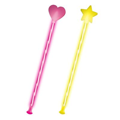 China PC Logo Various Color Glow Sticks custom made ABS pp PE 8 inch glowing stick for wedding and party concert for sale