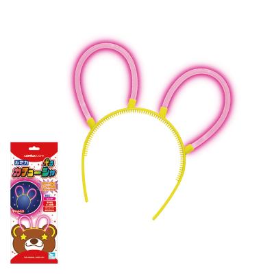 China ABS PP PE PC Party Stick Ears Headband Glowing Light Stick Glow Stick Headband for sale