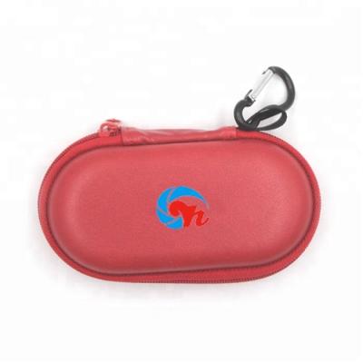 China Best Selling Red Hard EVA Lens Phone Case Bag PU 2021 Shockproof Leather and EVA Silk Print Shockproof, Portable and Protective 7 to 10 Days for sale