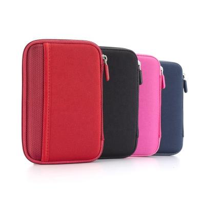 China Hot Selling Waterproof Portable Storage Cable EVA HDD Hard Drive Carrying Case with Rubber Band for sale