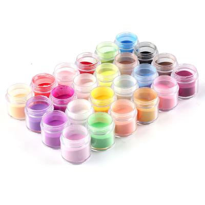 China Color Powder Dipping System Nail Art Dip Powder Kit 24 Colors Set 3in1 Dipping Powder Dipping Nail Powder Set for sale