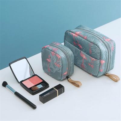 China Fashion Portable Mini Waterproof Cosmetic Bag Korean Simple Makeup Lipstick Bag Canvas Female Makeup Bag for sale