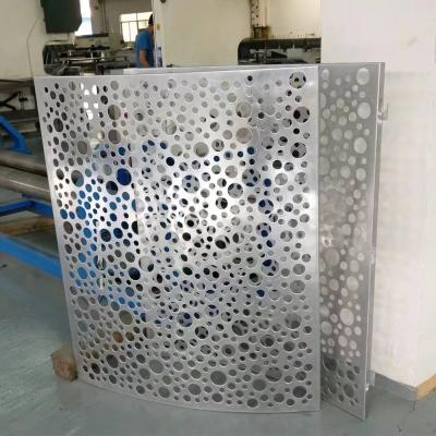 China Mediterranean Decorative Aluminum Perforated Metal Hook Screen for sale