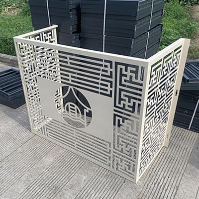 China Home Exterior Metal Aluminum Decorative Panel For Air Conditioning Cover for sale