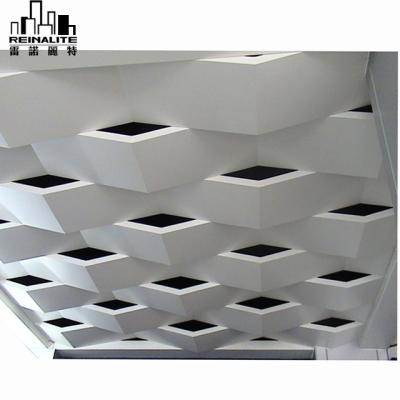 China Irregular Perforated Aluminum Decorative Ceiling Artistic Pop Metal Ceiling Design for Hall Decoration for sale