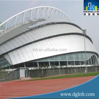 China Double Curved Shape Fireproof Hyperbolic Parabolic Panel for Building Exterior Cladding Curtain Wall for sale