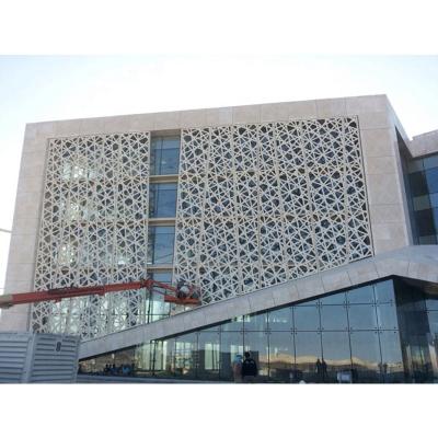 China Modern Laser Cut Aluminum Wall Cladding Sheets Exterior Facade Panel for sale