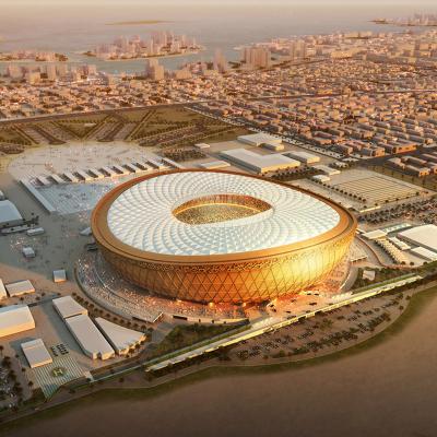 China 2022 Lusail Stadium Qatar 60000m2 Modern Aluminum Curtain Wall Project for sale