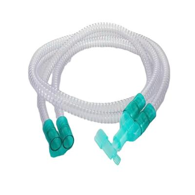 China Create a Custom Round PVC Artificial Transparent Medical Corrugated Pediatric Anesthesia Tube Airway Breathing Circuit Corrugated for sale